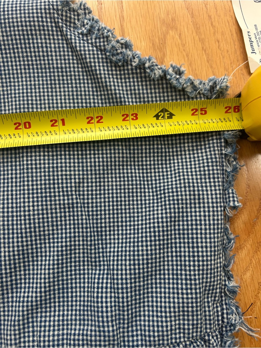 Vintage Country Jumpers Gingham Dress NWT XL‎ Handmade Sheep Embroidery Prairie - Picture 9 of 9